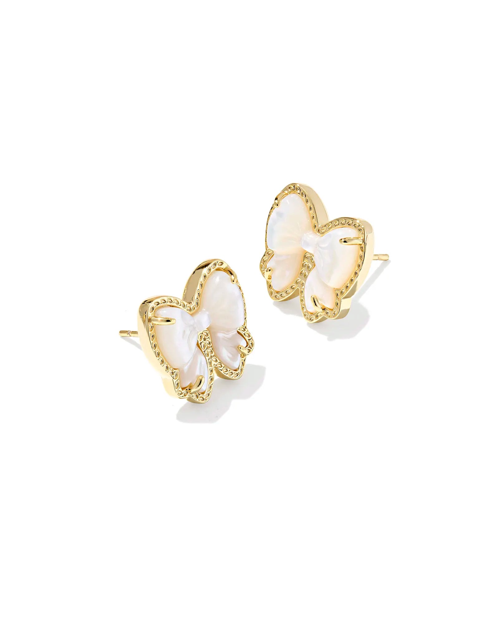 Kendra Scott Haley Bow Gold Stud Earrings - Jessi Jayne Boutique