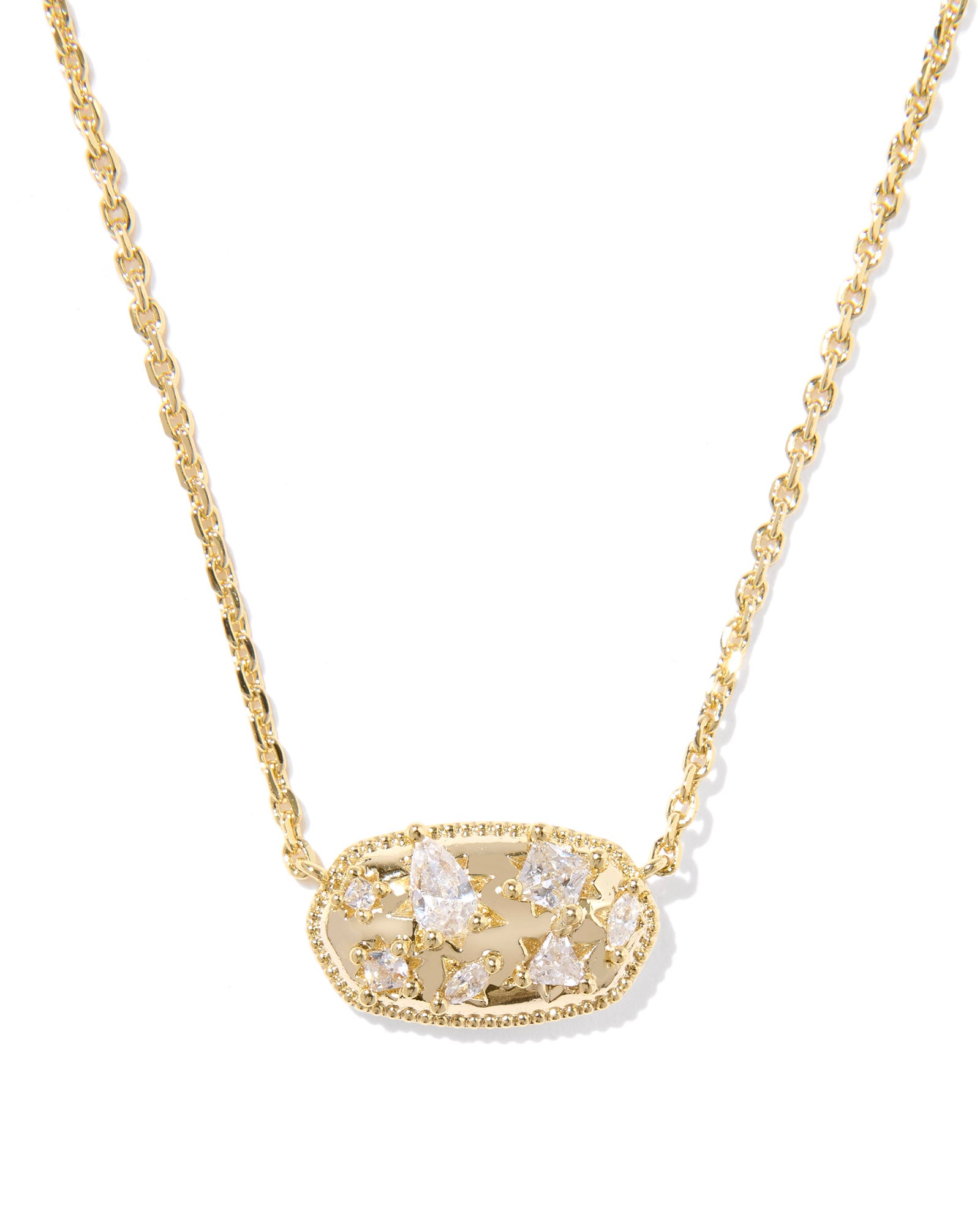 Pink Friday GWP - Scott Holland Crystal Pendant Necklace in White CZ - Jessi Jayne Boutique