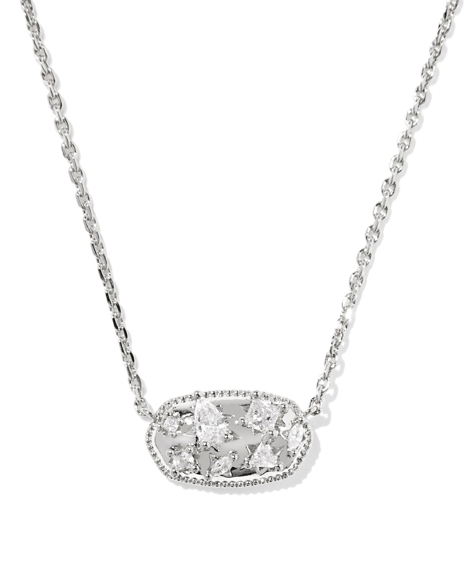 Pink Friday GWP - Scott Holland Crystal Pendant Necklace in White CZ - Jessi Jayne Boutique