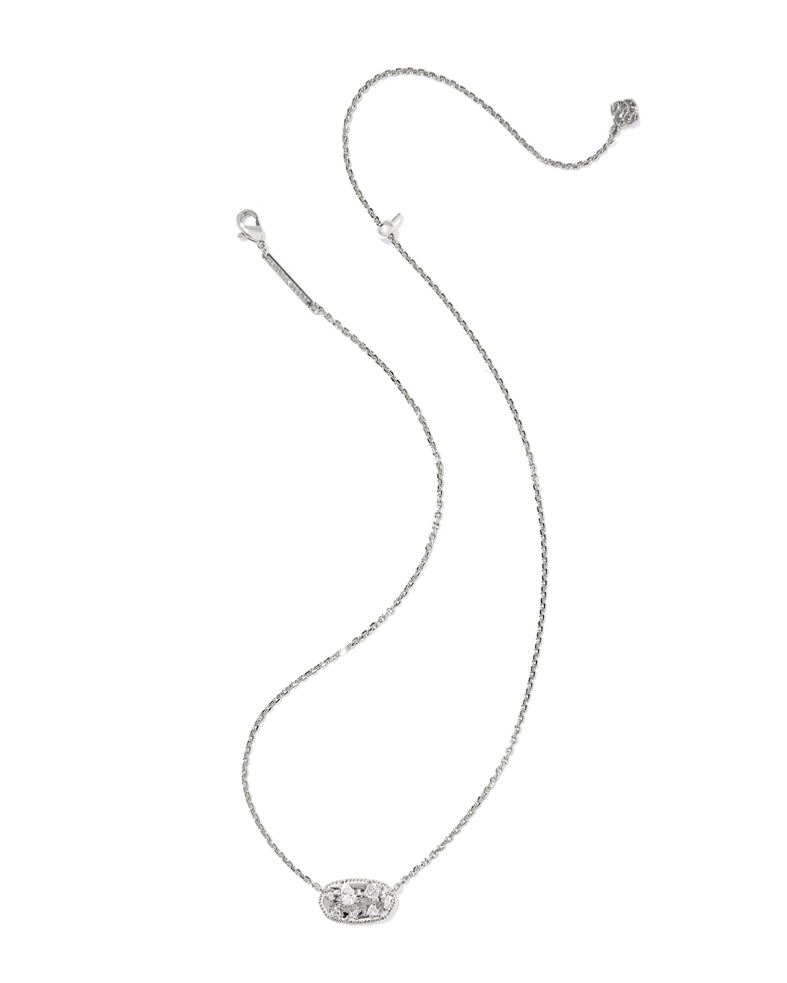 Pink Friday GWP - Scott Holland Crystal Pendant Necklace in White CZ - Jessi Jayne Boutique