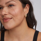 Kendra Scott Livy Huggie Gold Metal Earrings