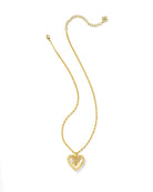 Kendra Scott Mallory Rose Gold Locket Pendant Necklace - Jessi Jayne Boutique