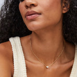 Kendra Scott Mini Elisa Necklace Gold Ivory Mop