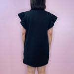 Sporty Chic Flutter Sleeve Dress - Jessi Jayne Boutique