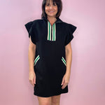 Sporty Chic Flutter Sleeve Dress - Jessi Jayne Boutique