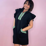 Sporty Chic Flutter Sleeve Dress - Jessi Jayne Boutique
