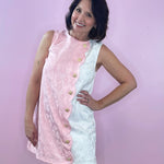 Blush and Bloom Scalloped Shift Dress - Jessi Jayne Boutique