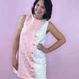 Blush and Bloom Scalloped Shift Dress - Jessi Jayne Boutique