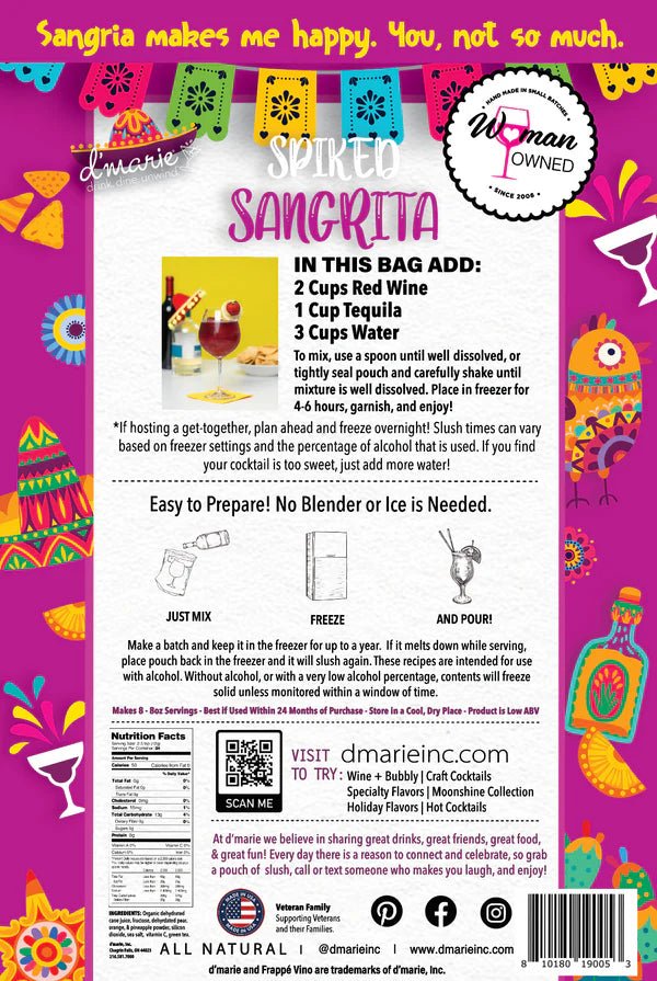 Spiked Sangrita Craft Cocktail Slush Mix - Jessi Jayne Boutique