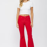 High Rise Ankle Flare