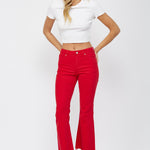 High Rise Ankle Flare