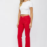 High Rise Ankle Flare