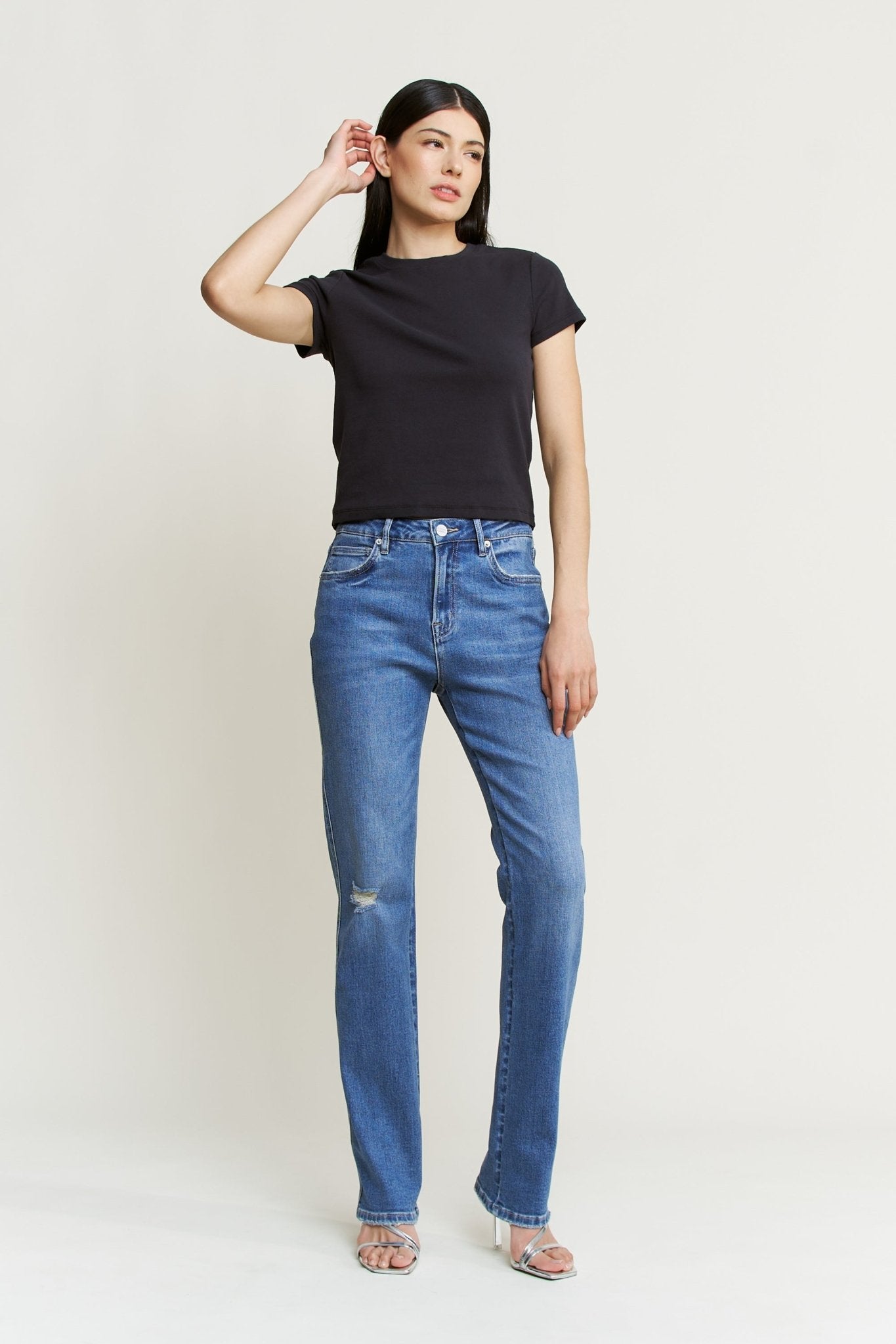 Super High Straight Jeans - Jessi Jayne Boutique