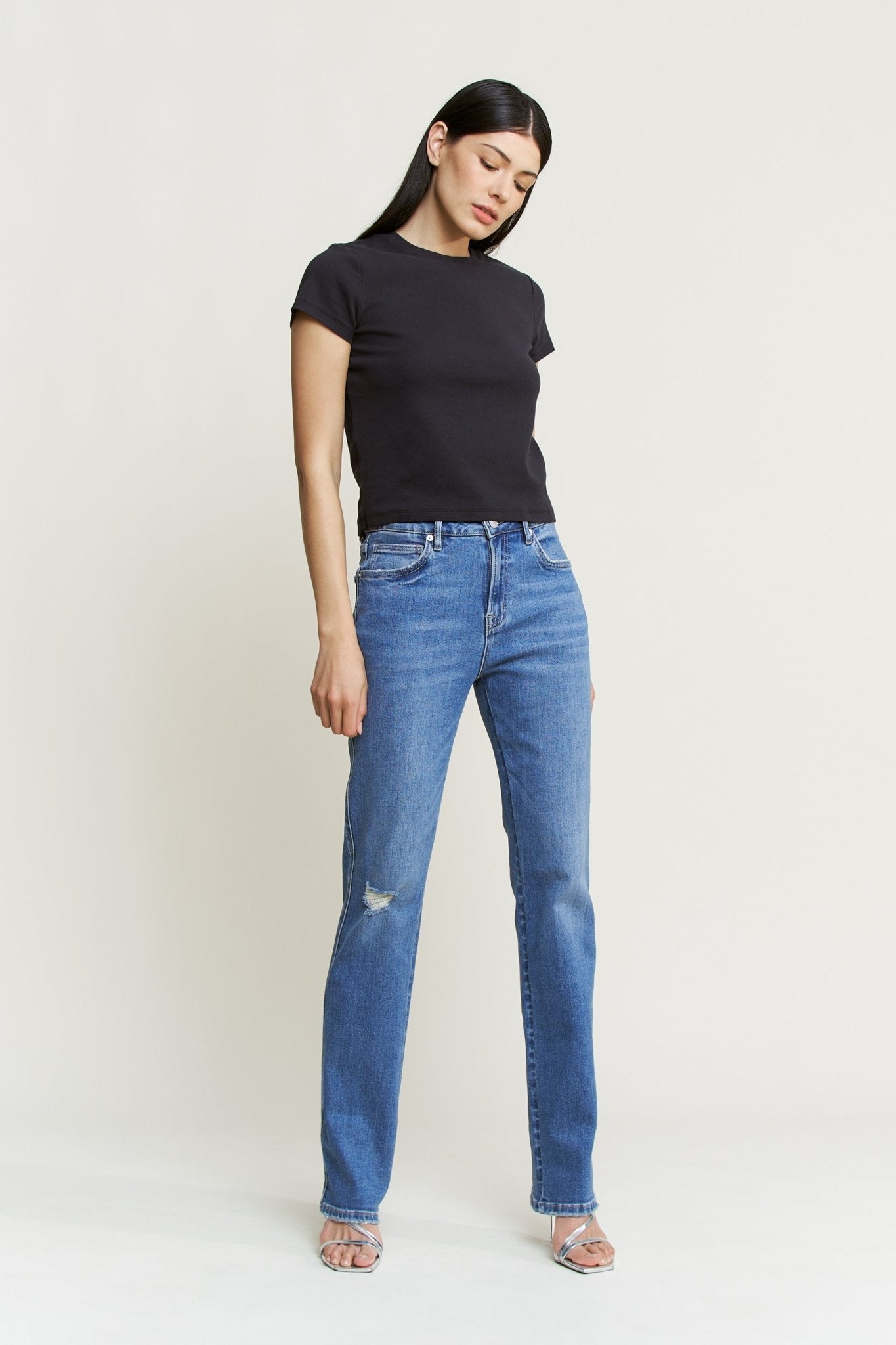 Super High Straight Jeans - Jessi Jayne Boutique