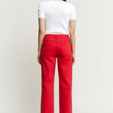 High Rise Straight Leg with Loose Fit