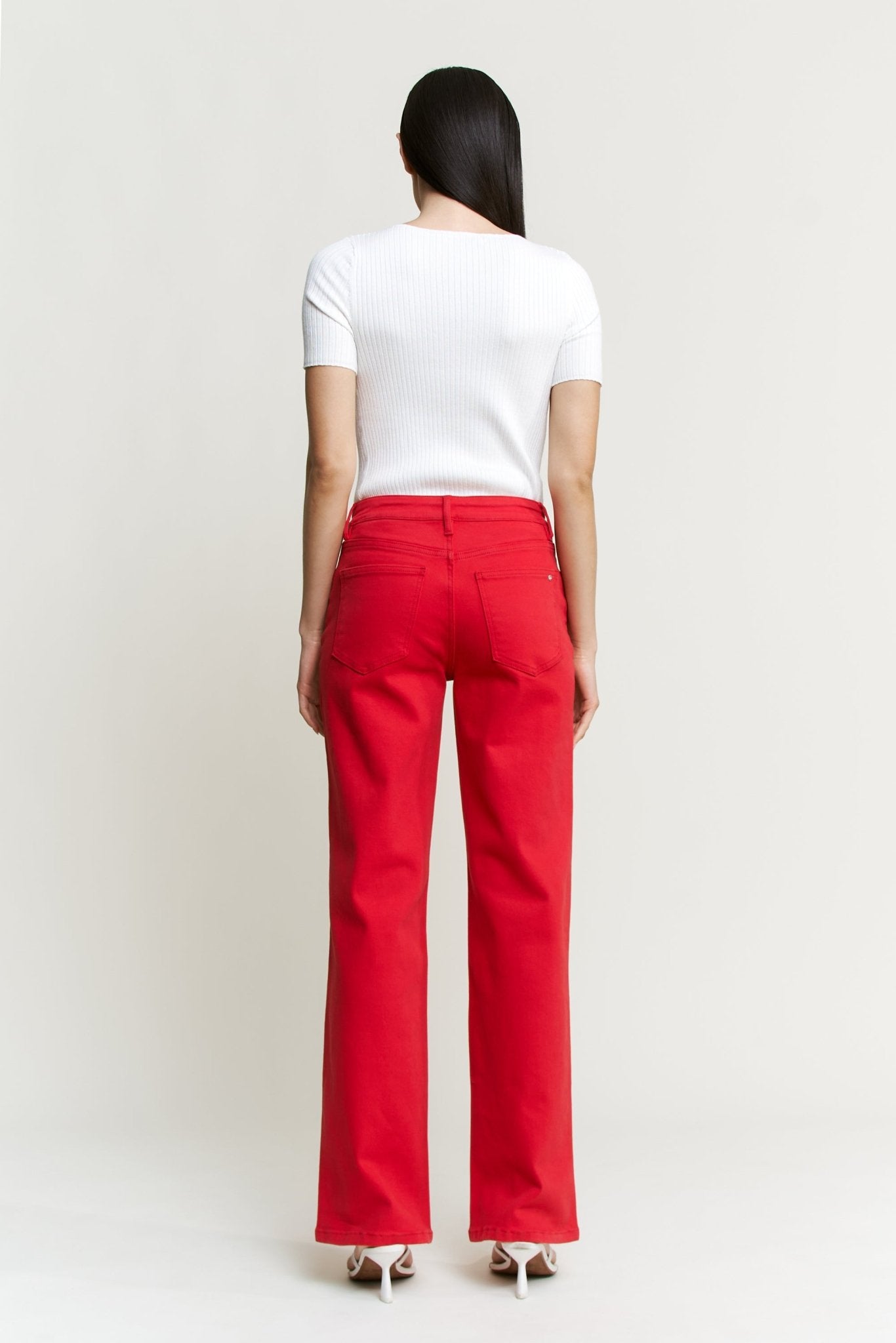 High Rise Straight Leg with Loose Fit - Jessi Jayne Boutique