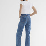 High Rise Wide Leg with Hem Detail
