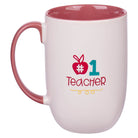 Big Heart White and Pink Ceramic Coffee Mug - Jessi Jayne Boutique