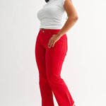 High Rise Ankle Flare
