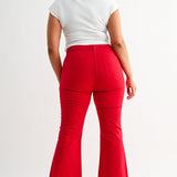 High Rise Ankle Flare