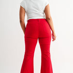 High Rise Ankle Flare (Plus Size)