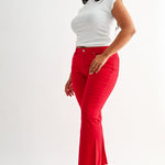 High Rise Ankle Flare (Plus Size)