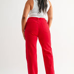 High Rise Straight Leg Loose Fit (Plus Size)