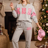 Merry Christmas Patch Sweatshirt - Jessi Jayne Boutique