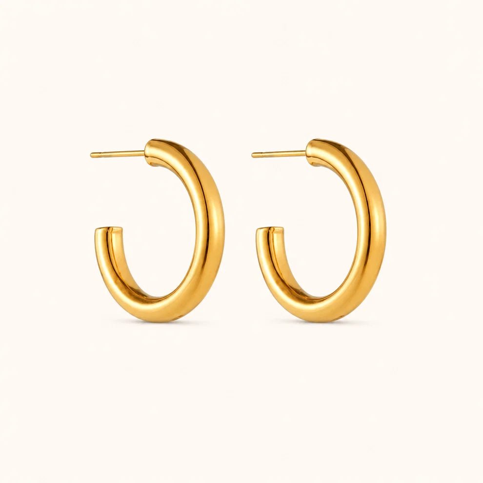 Pressie Muse Hoop Earrings Small - Jessi Jayne Boutique