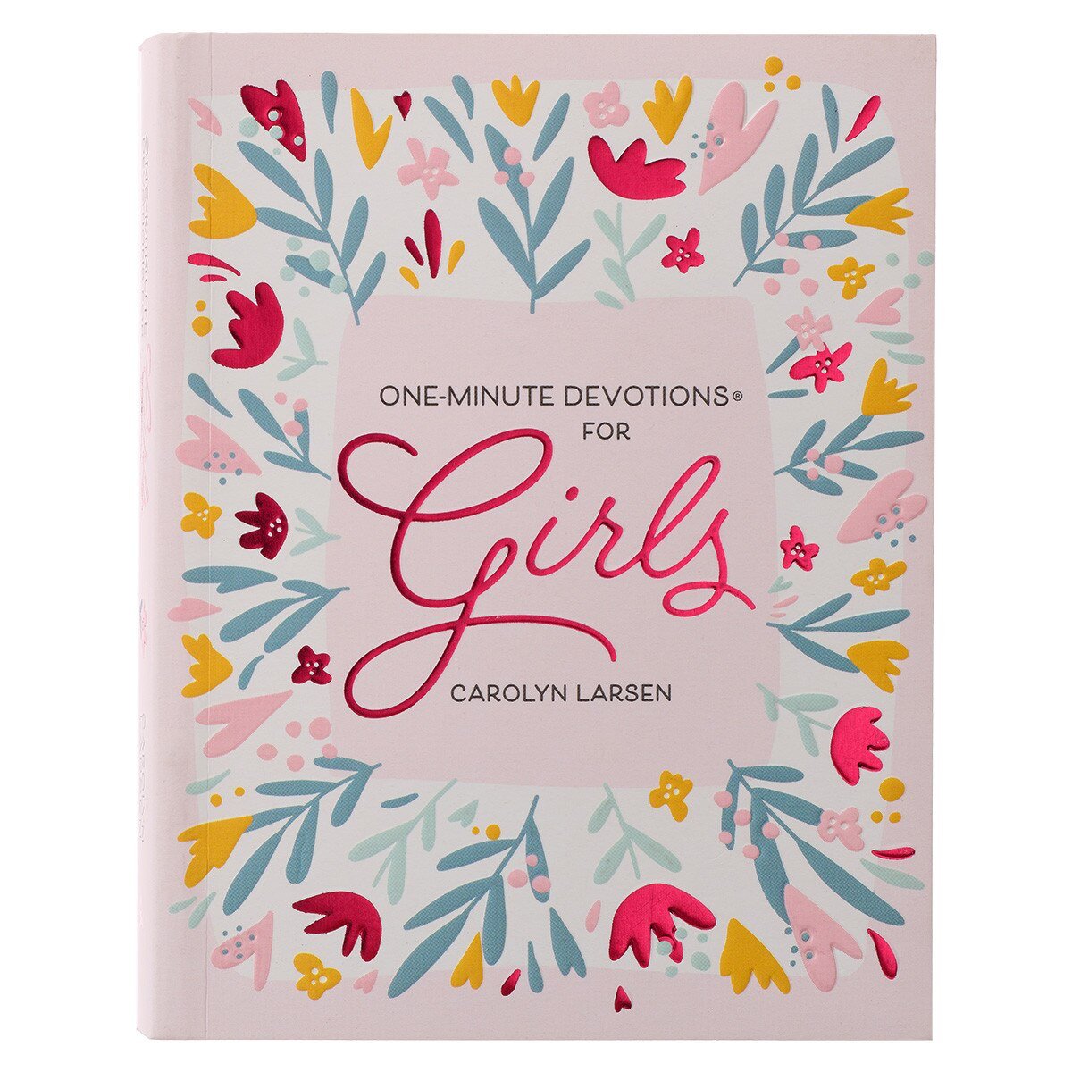 Pink Floral Softcover One - Minute Devotions for Girls - Jessi Jayne Boutique