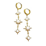 Lauren Kenzie Pearl Star Earrings - Jessi Jayne Boutique