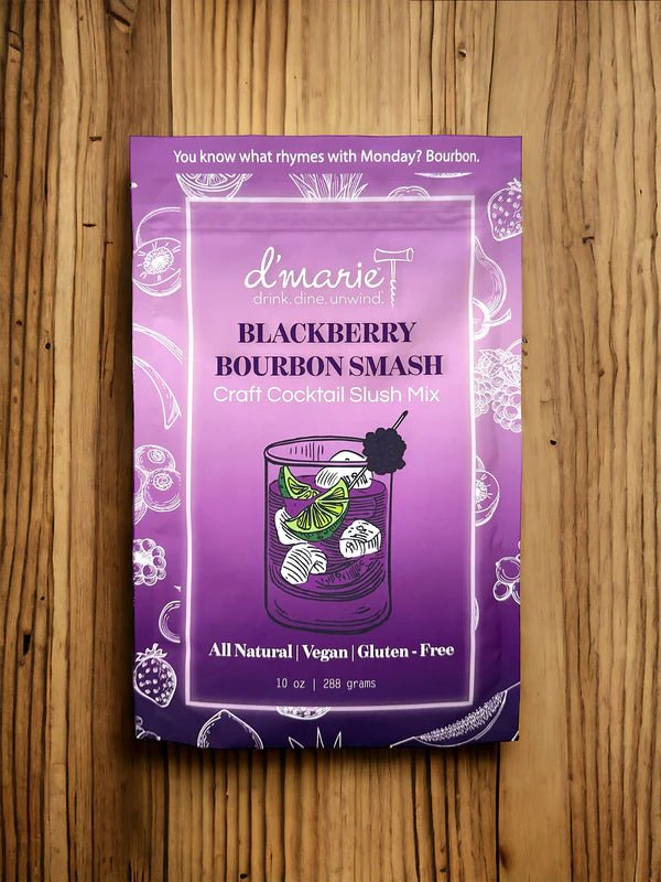 Blackberry Bourbon Smash Craft Cocktail Slush Mix - Jessi Jayne Boutique