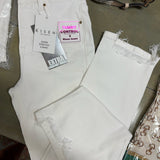 Risen Coastal Classic White Cropped Jeans - Jessi Jayne Boutique