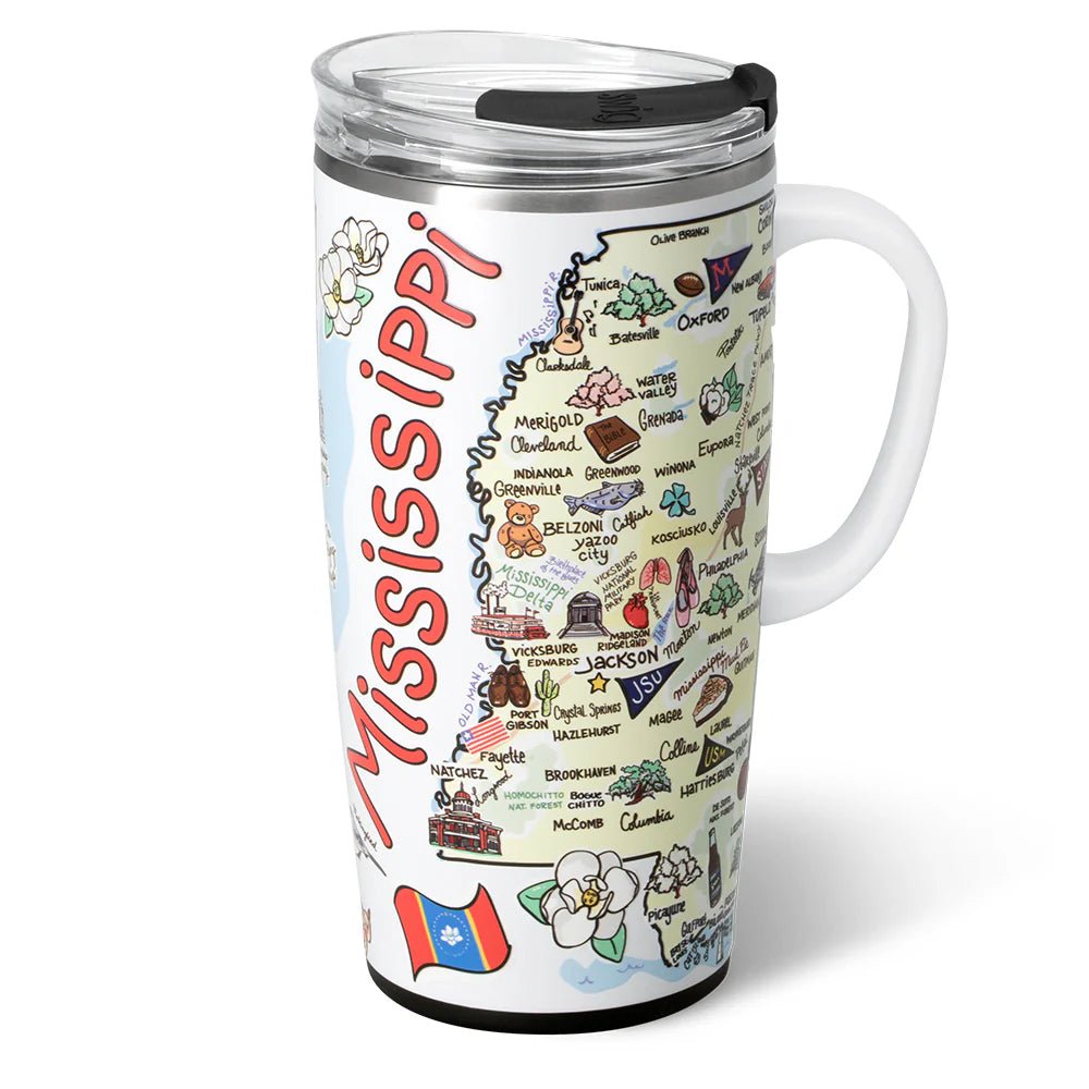 Swig Mississippi Travel Mug 22oz - Jessi Jayne Boutique