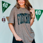 Football Brown Leopard Tee - Jessi Jayne Boutique