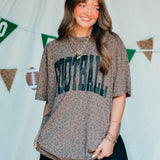 Football Brown Leopard Tee - Jessi Jayne Boutique