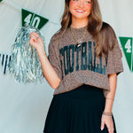 Football Brown Leopard Tee - Jessi Jayne Boutique