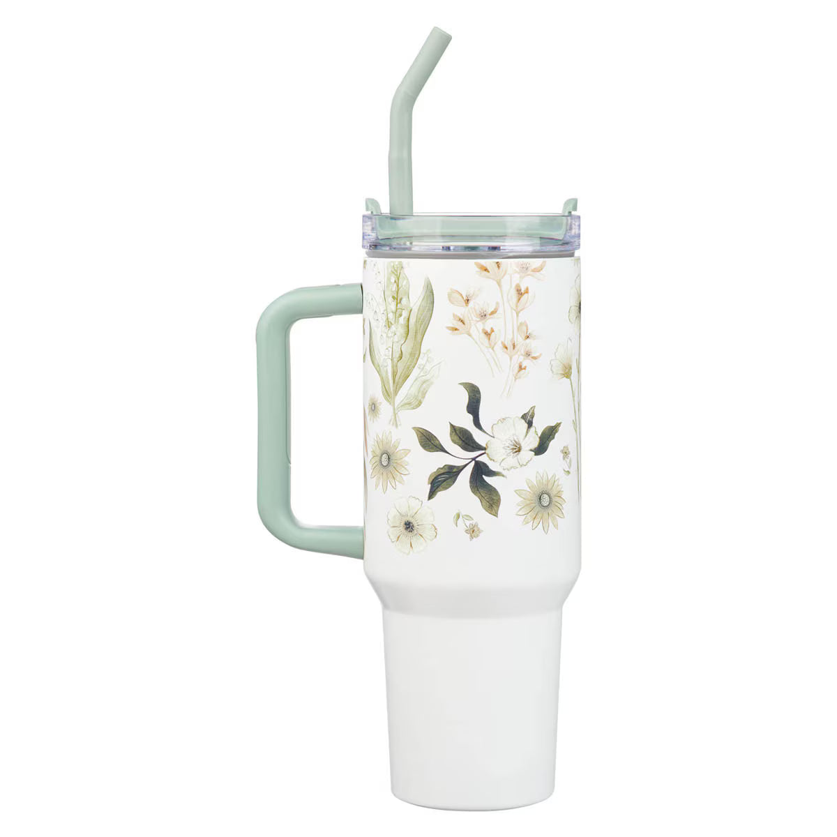 Be Still Teal Meadow 40 Oz Tumbler - Psalm 46:10 - Jessi Jayne Boutique