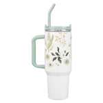 Be Still Teal Meadow 40 Oz Tumbler - Psalm 46:10 - Jessi Jayne Boutique