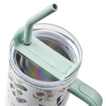 Be Still Teal Meadow 40 Oz Tumbler - Psalm 46:10 - Jessi Jayne Boutique