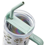 Be Still Teal Meadow 40 Oz Tumbler - Psalm 46:10 - Jessi Jayne Boutique