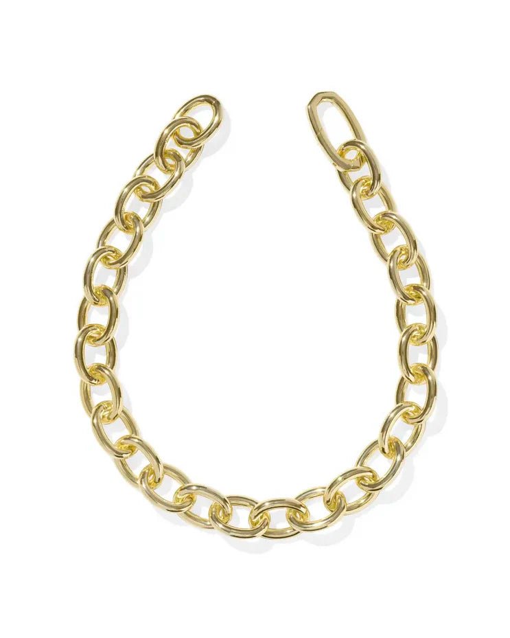 Kendra Scott Kaia Statement Gold Chain Necklace - Jessi Jayne Boutique