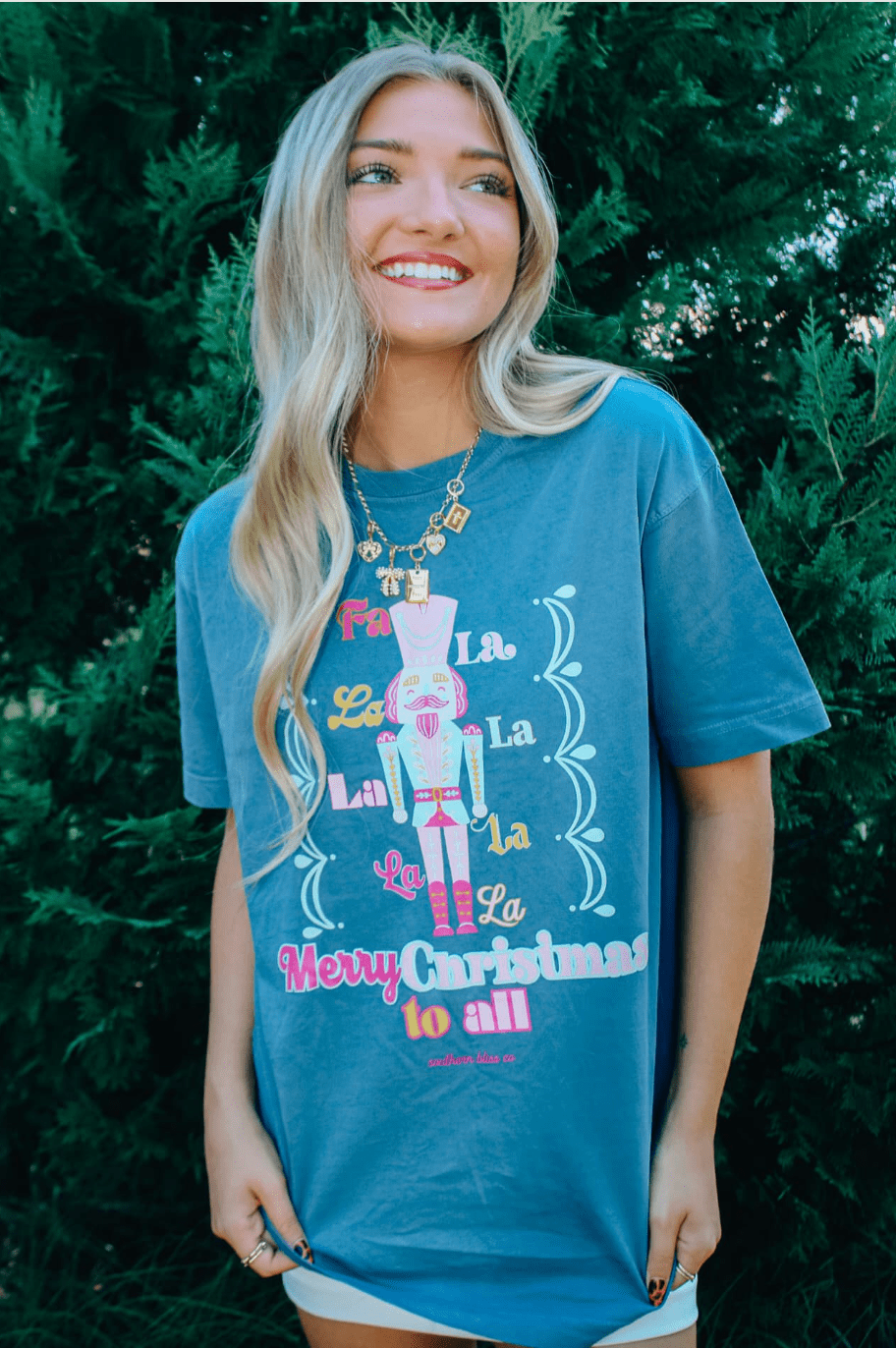 FaLaLa Nutcracker Tee - Jessi Jayne Boutique