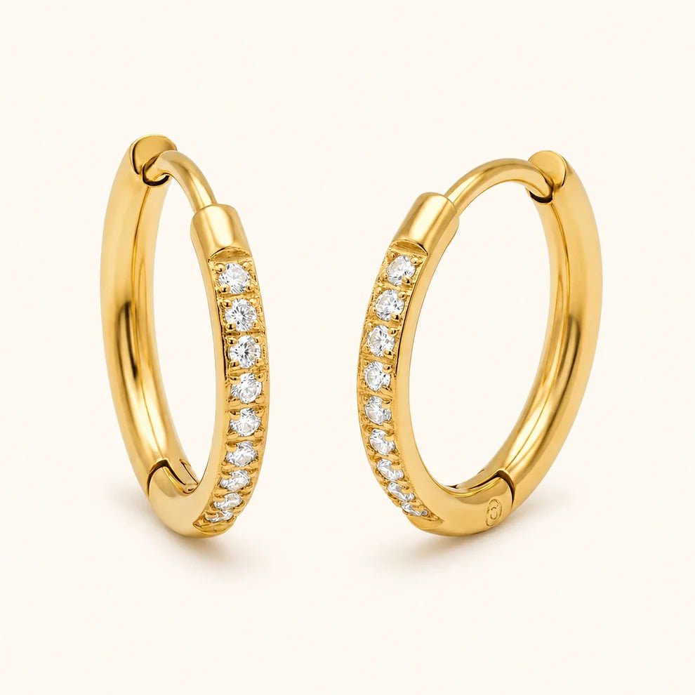 Pressie Strata Huggie Earrings - Jessi Jayne Boutique