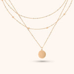 Pressie Tiered Radiance Necklace Gold - Jessi Jayne Boutique