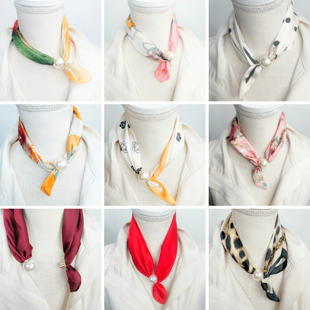 Stella Magnetic Pearl Scarf Necklace - Jessi Jayne Boutique