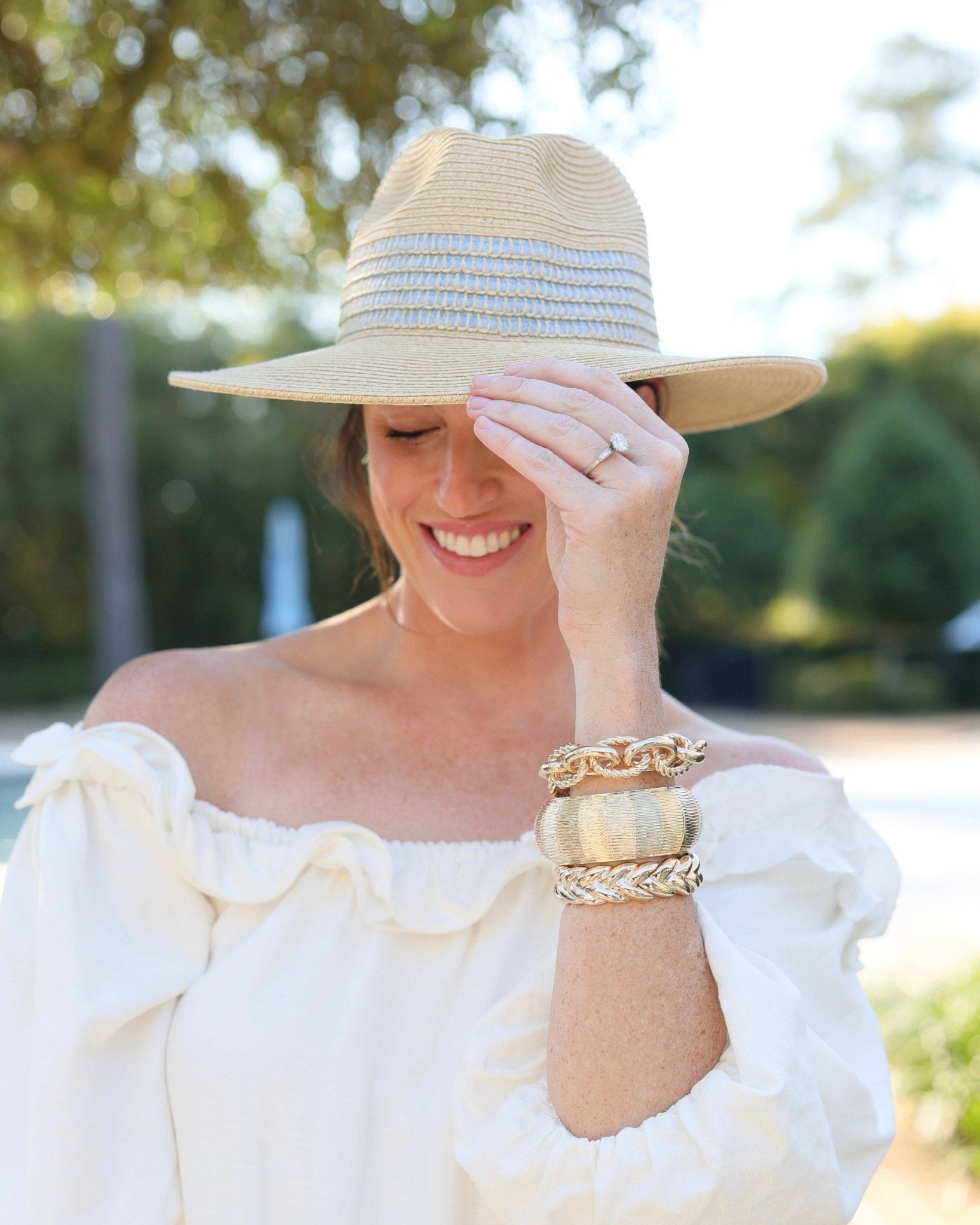 Charleston Hat Light Blue - Jessi Jayne Boutique