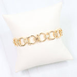 Ely Petite Horsebit Chain Bracelet Gold - Jessi Jayne Boutique