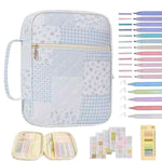 Miriam Blue Patchwork Bible Cover ETA 2/5 - Jessi Jayne Boutique