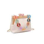 Talullah Rainbow Resin Handle Clutch Bag - Jessi Jayne Boutique